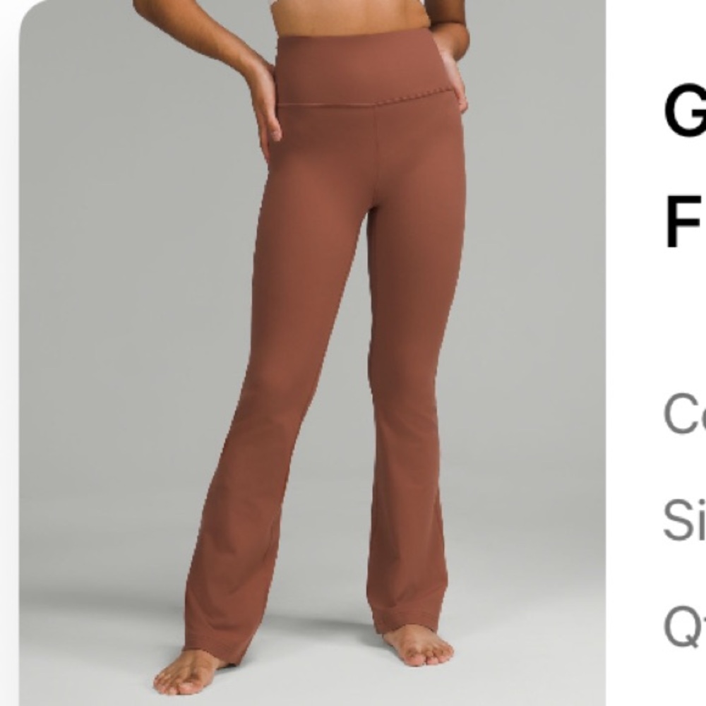 Lululemon Groove Super-High-Rise Flared Pant